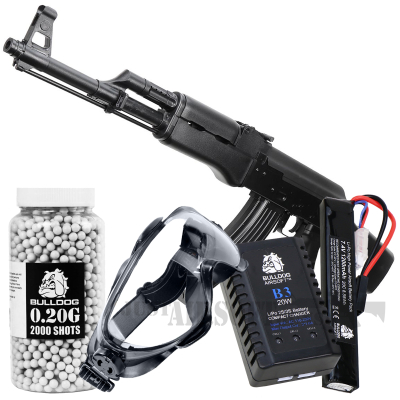 Bulldog AK47 Type A Sport Airsoft Rifle Bundle Set 1