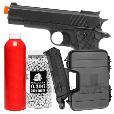 HG123 Airsoft Gas Pistol Bundle Set r55