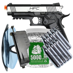 HFC HG171 1911 Tac Airsoft Pistol Bundle Set Co2