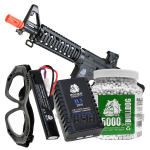 Bulldog M4PI RIS CQB AEG Airsoft Rifle Bundle Offer Set