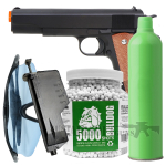 HG121 Airsoft Gas Pistol Bundle Set