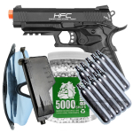 HFC HG171 1911 Tac Airsoft Pistol Bundle Set Co2 Black