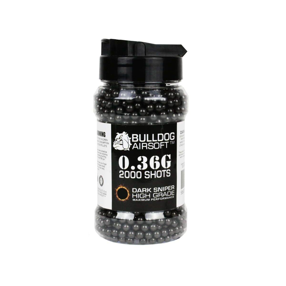 Bulldog 2000 Airsoft BB 0.36g Black