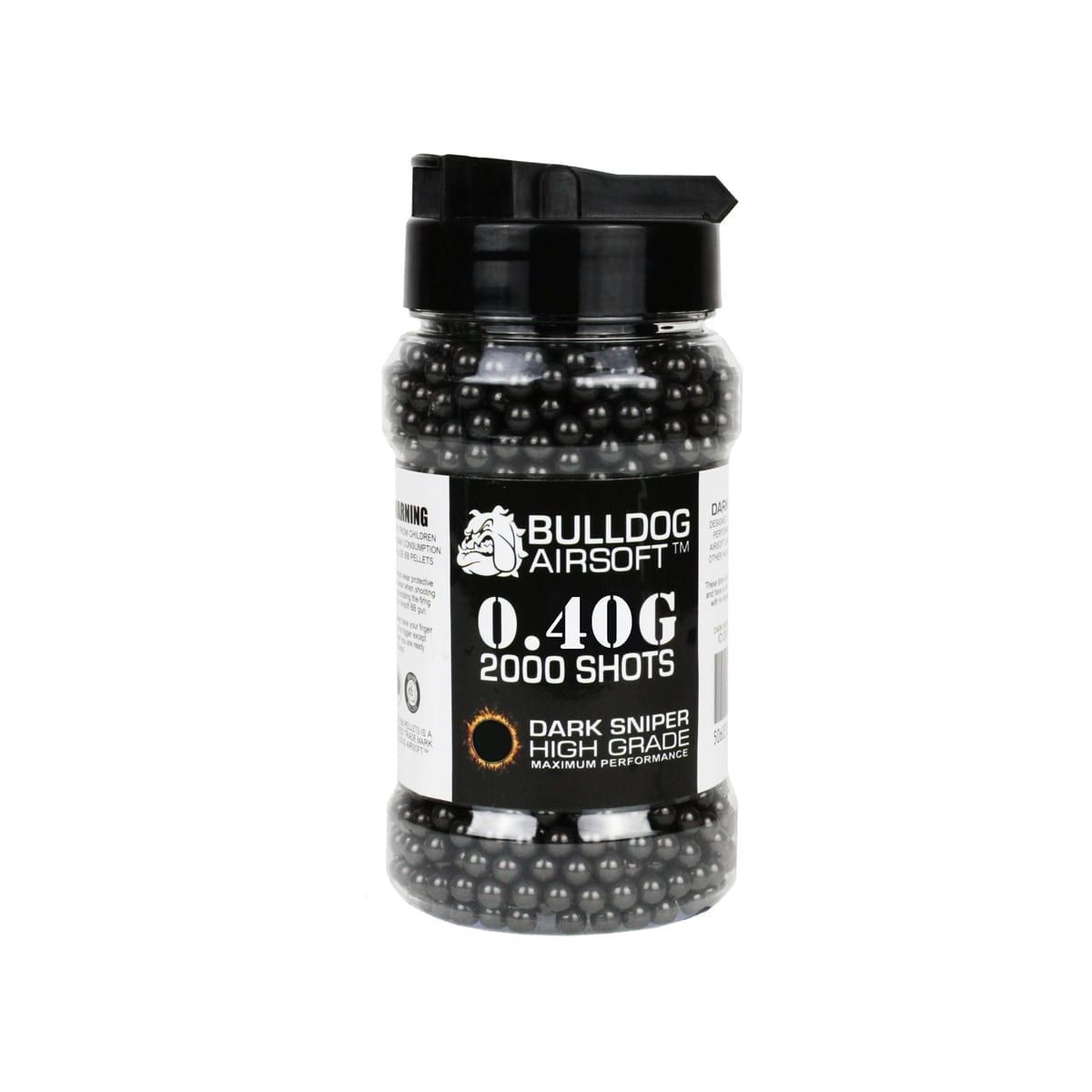 Bulldog 2000 Airsoft BB 0.40g Black