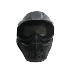 Airsoft Pro Mask Black Metal Mesh with 270 Degree of View