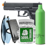 Glock G17 GBB Air Pistol Bundle Set