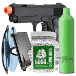 SRV 10 1911 GBB Airsoft Pistol Bundle Set