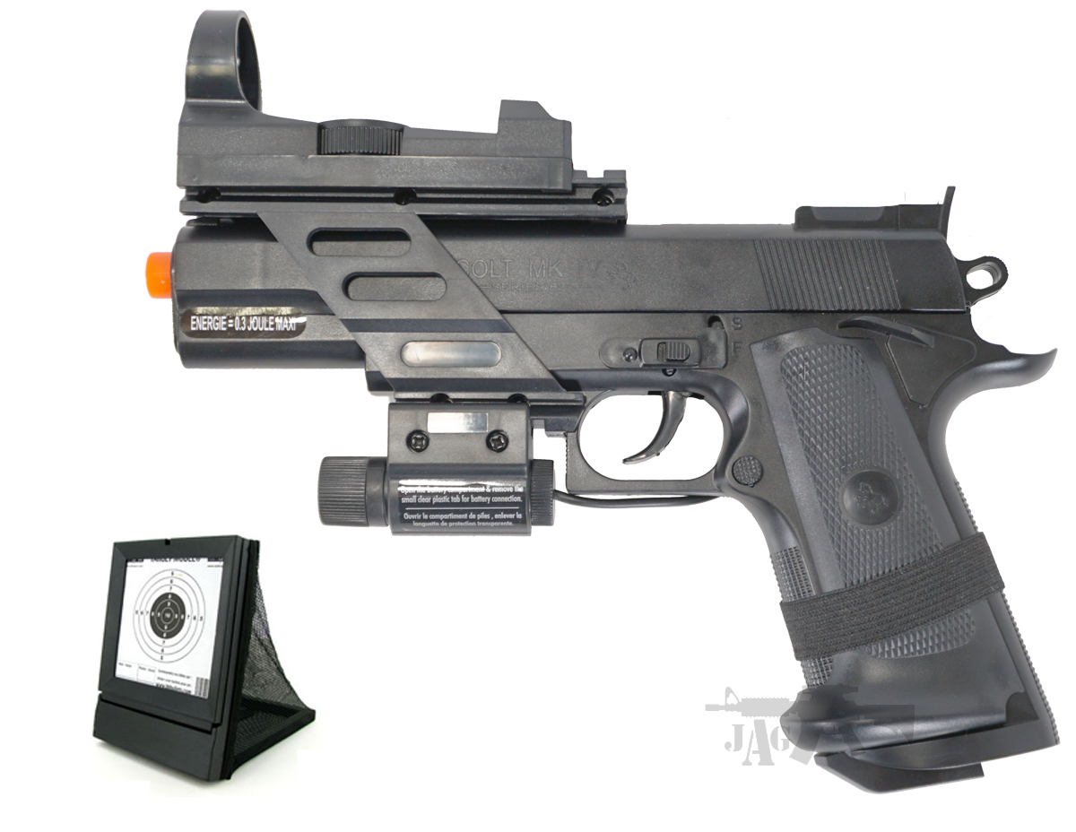 Download CYBERGUN COLT MK IV SPRING AIRSOFT PISTOL BLACK - Just ...