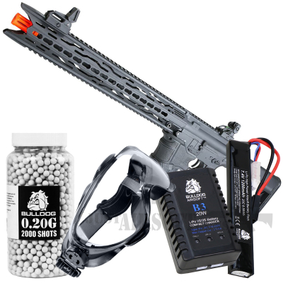 Bulldog ST Mamba P2 QD AEG Airsoft Rifle Set r555