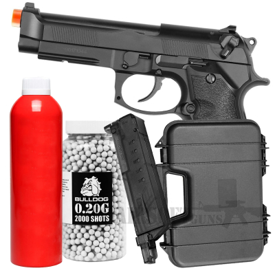 HFC HG 190 Airsoft Gas Blowback Pistol Bundle Set h777