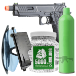 SRC Baba Yaga Combat Master HI CAPA Airsoft Pistol Bundle Set