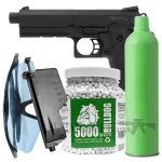 SRC HI CAPA 4 3 Gas Blowback Airsoft Pistol Bundle Set