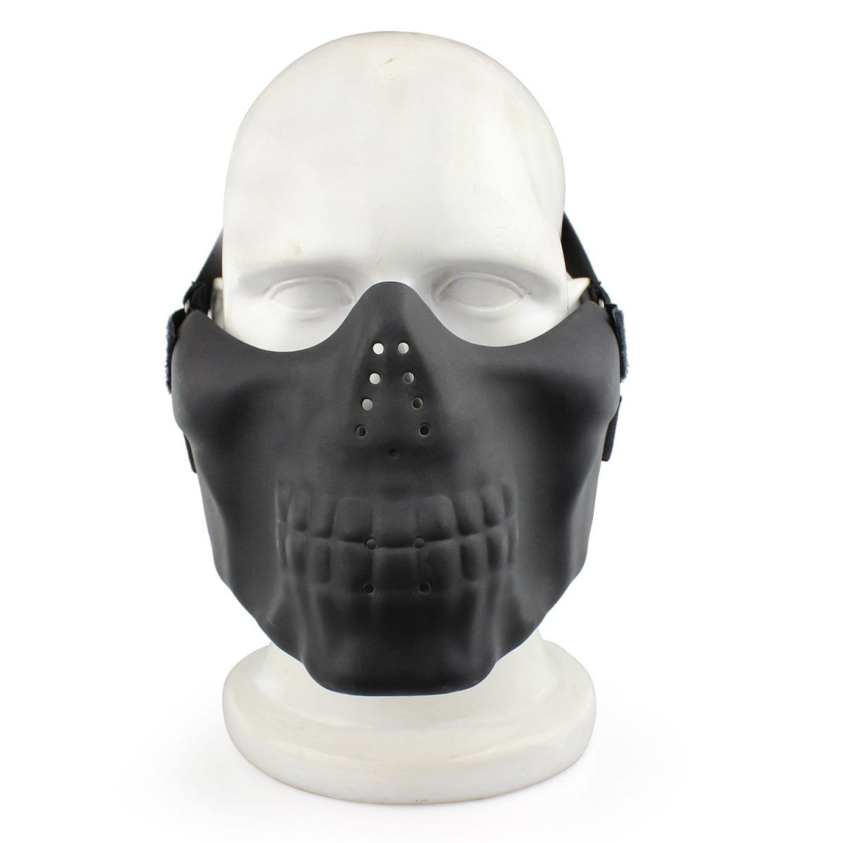 Airsoft Mask Half Face Masks Skull with Metal Mesh Eye