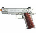 COLT 1911 FULL METAL CO2 AIRSOFT PISTOL – SILVER WOOD