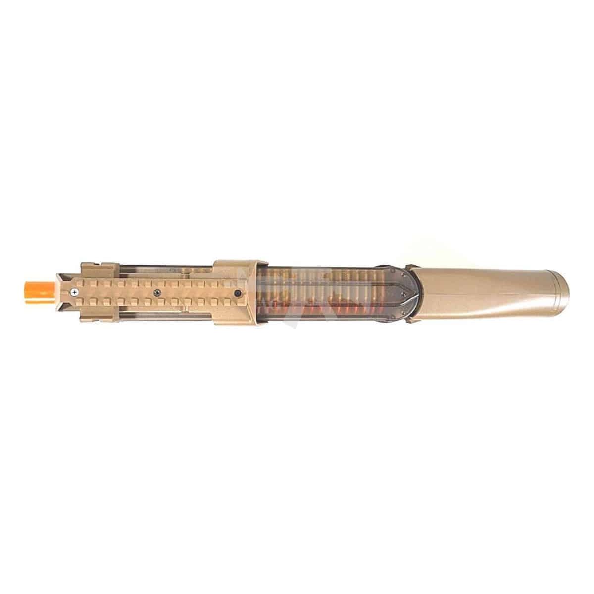 Uploaded ToFN HERSTAL P90 METAL POLYMER AIRSOFT ELECTRIC GUN IN TAN