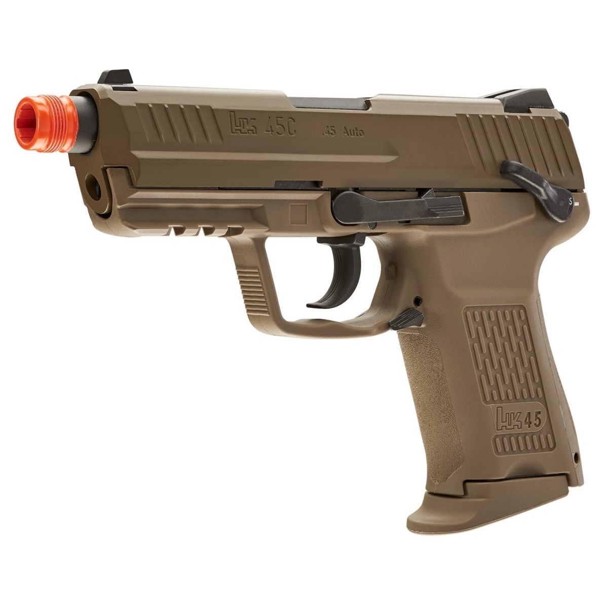 HK 45CT GBB FDE AIRSOFT GAS PISTOL – TAN