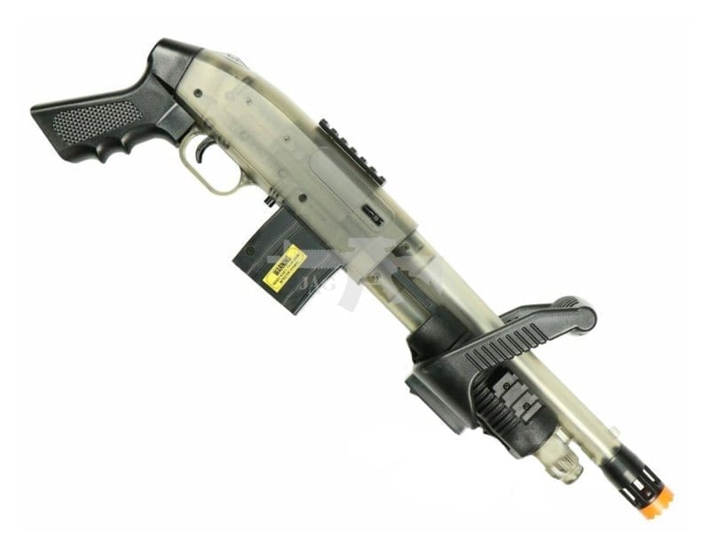 Mossberg 590 Chainsaw Spring Powered Airsoft Shotgun