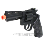 SRC 4 Inch Titan Metal Co2 Airsoft Revolver Black 3