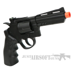 SRC 4 Inch Titan Metal Co2 Airsoft Revolver Black 4