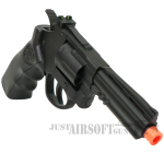 SRC 4 Inch Titan Metal Co2 Airsoft Revolver Black 5