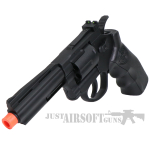 SRC 4 Inch Titan Metal Co2 Airsoft Revolver Black 6