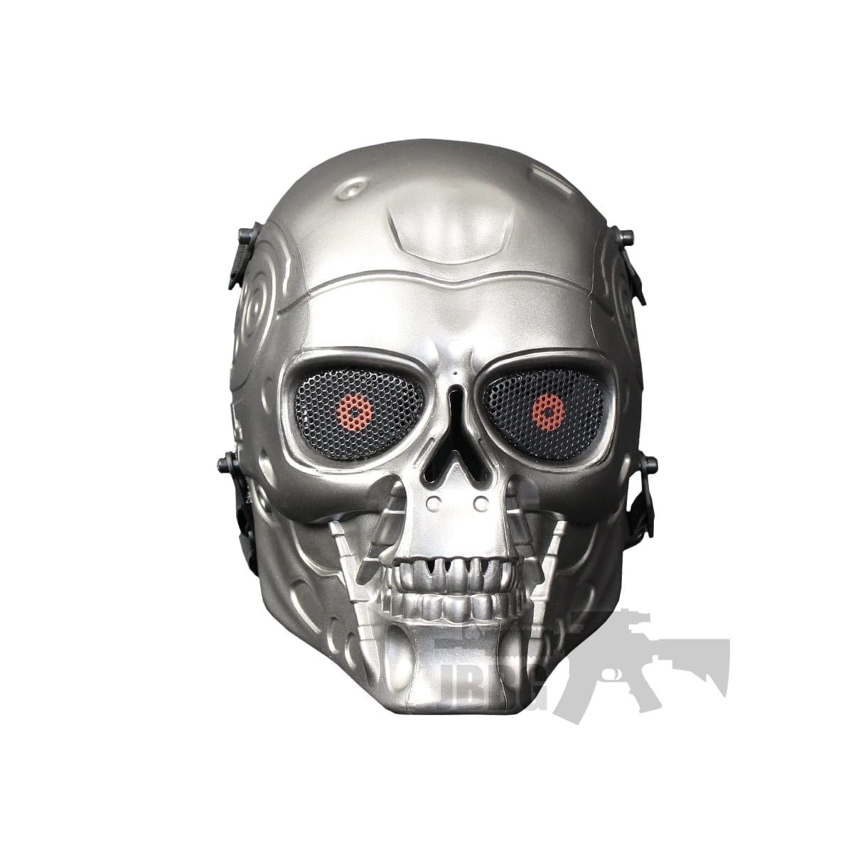 Full Face Skull Mask Silver – Terminator