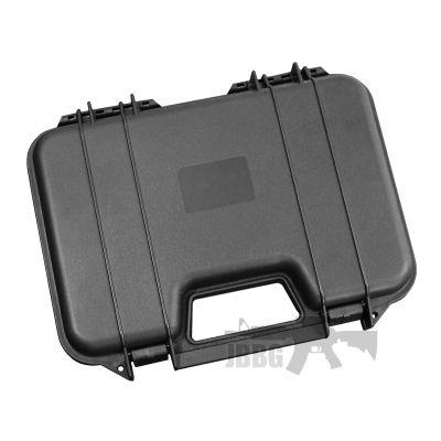 Single Pistol Case – Secure Premium Hard Plastic Gun Case – Black