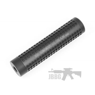 SRC Small 6.25 Inches Metal Barrel AEG Mock Supressor 14mm CCW threaded