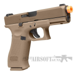 Glock 19X Gas Blowback Airsoft Pistol Tan 24 4