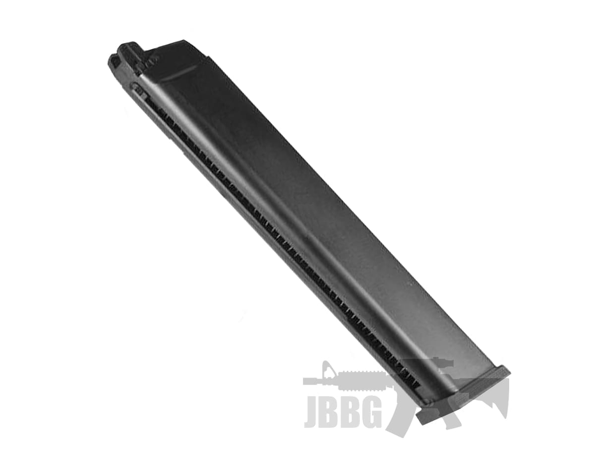 WE 50 Rounds Extended Airsoft GBB Magazine for GLOCK Pistols