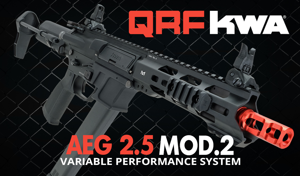 KWA aeg airsoft gun MOD QRF 2G