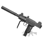 Mini Uzi 4.5 Steel Bb Blowback W/mock Suppressor