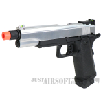 SRC Hi Capa 5 1 Silver Gas Blowback Airsoft Pistol 3