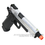 SRC Hi Capa 5 1 Silver Gas Blowback Airsoft Pistol 5