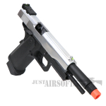 SRC Hi Capa 5 1 Silver Gas Blowback Airsoft Pistol 8