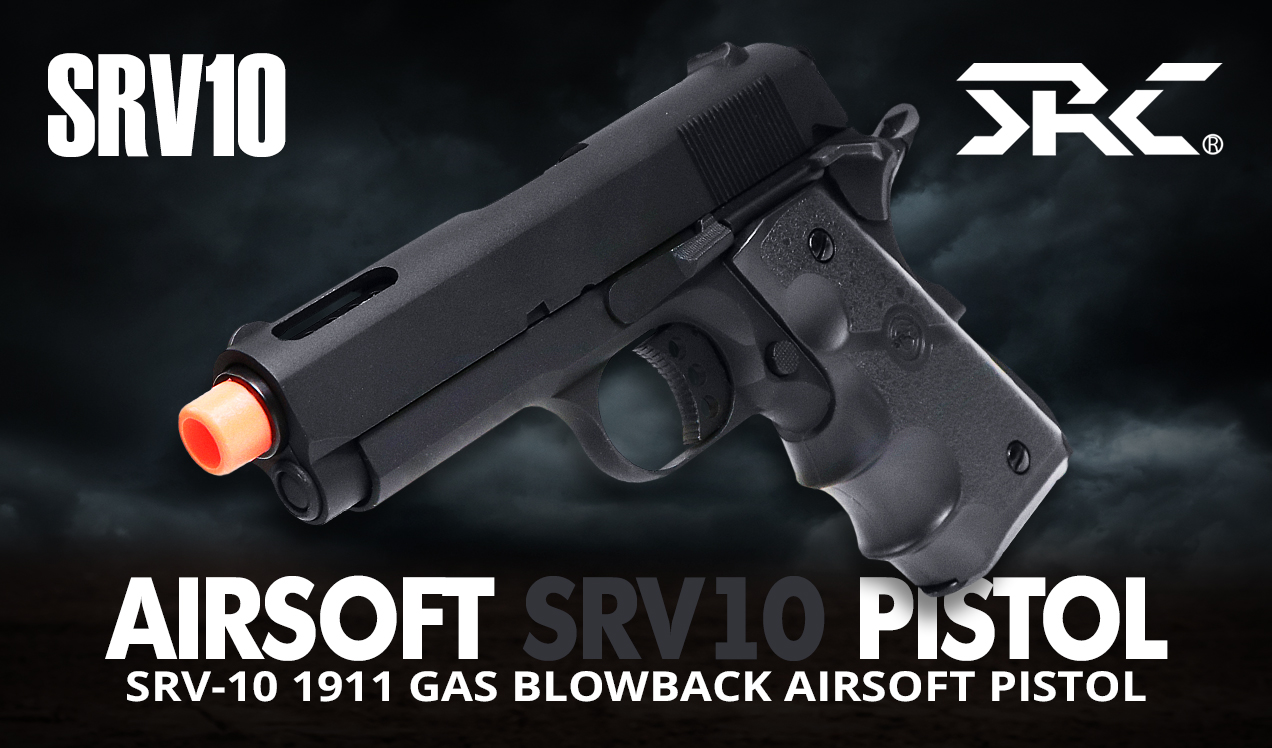 SRV 10 1911 Gas Blowback Airsoft Pistol B2