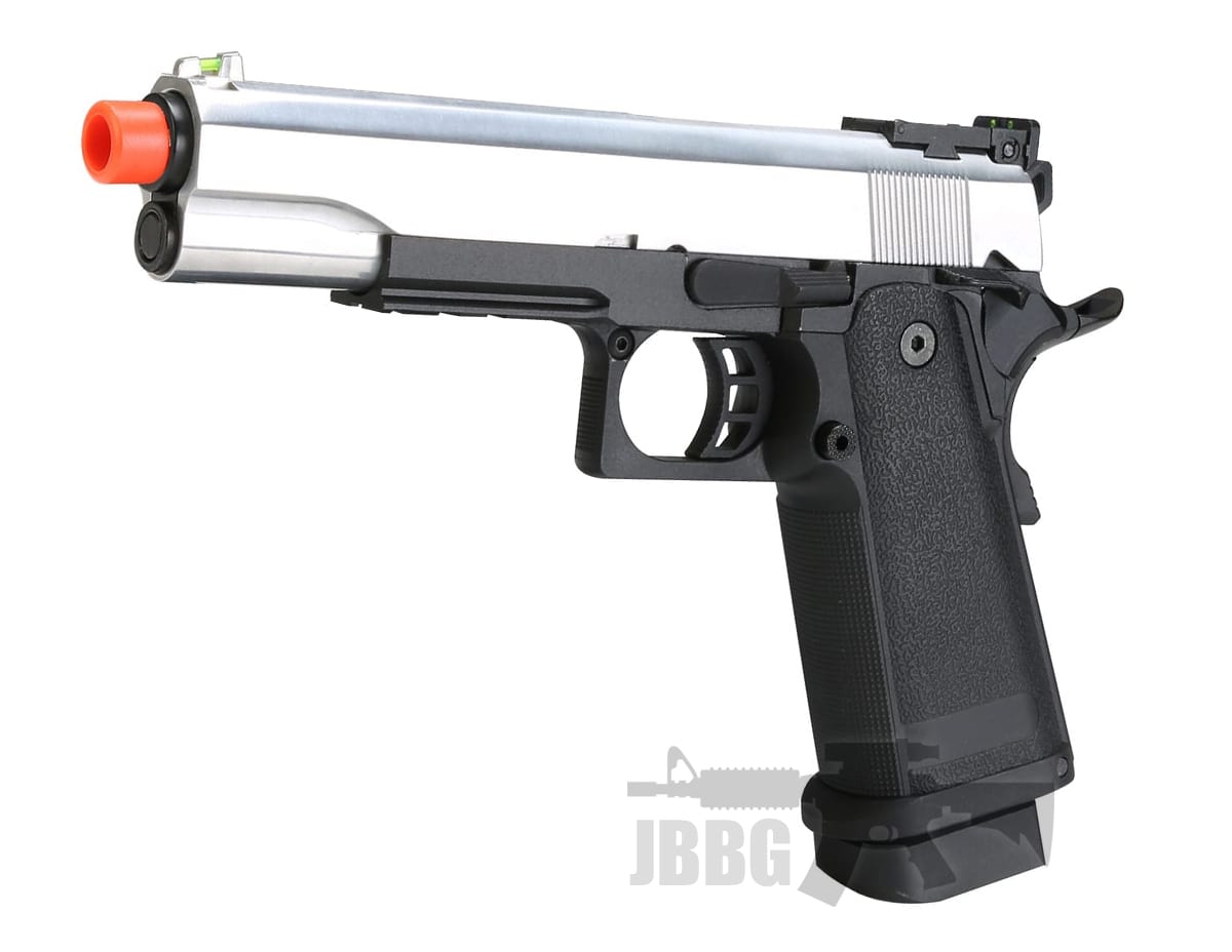 SRC Hi-Capa 5.1 Silver Co2 Blowback Airsoft Pistol – 6MM