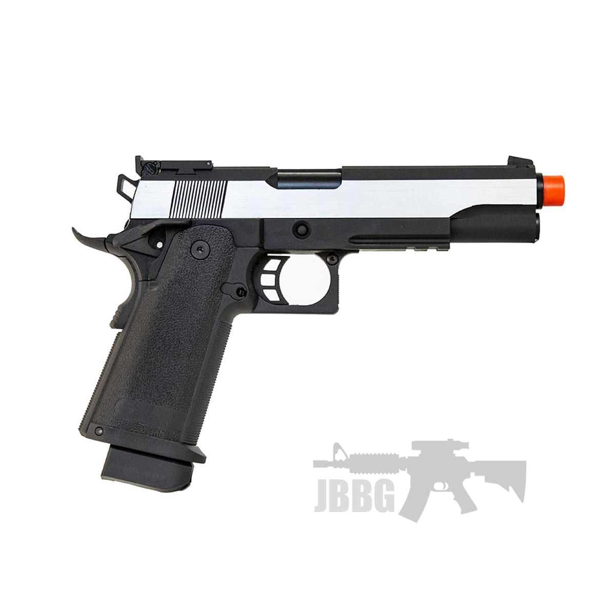SRC Hi-Capa 5.1 Dual Tone Co2 Blowback Airsoft Pistol Matte Finish – 6MM