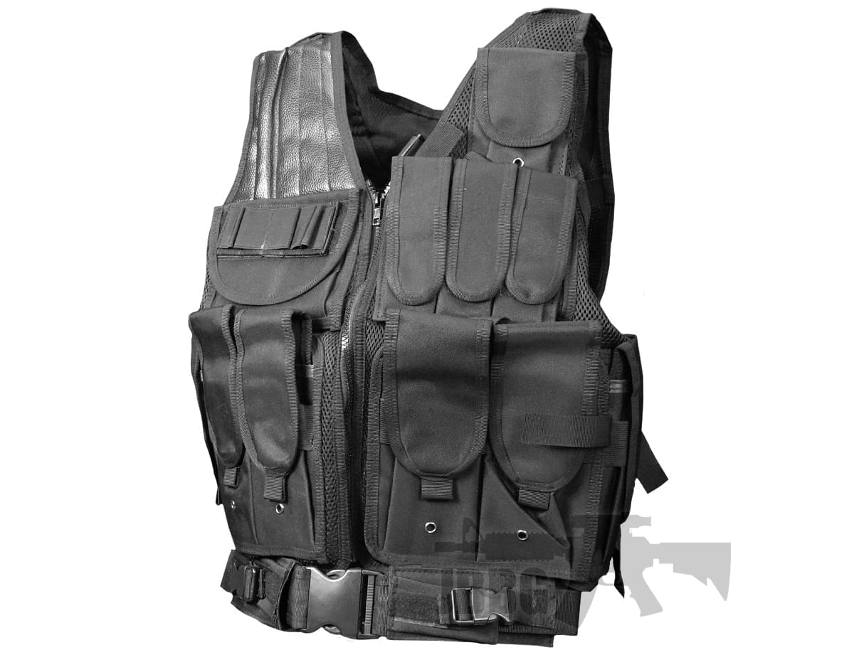Tactical Mesh Vest – Black