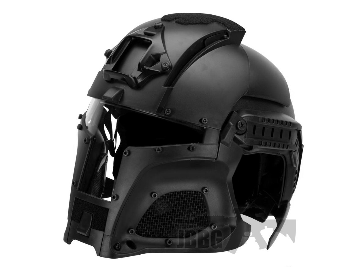 Tactical Retro Medieval Iron Warrior Motorcycle Airsoft Helmet Full Face 