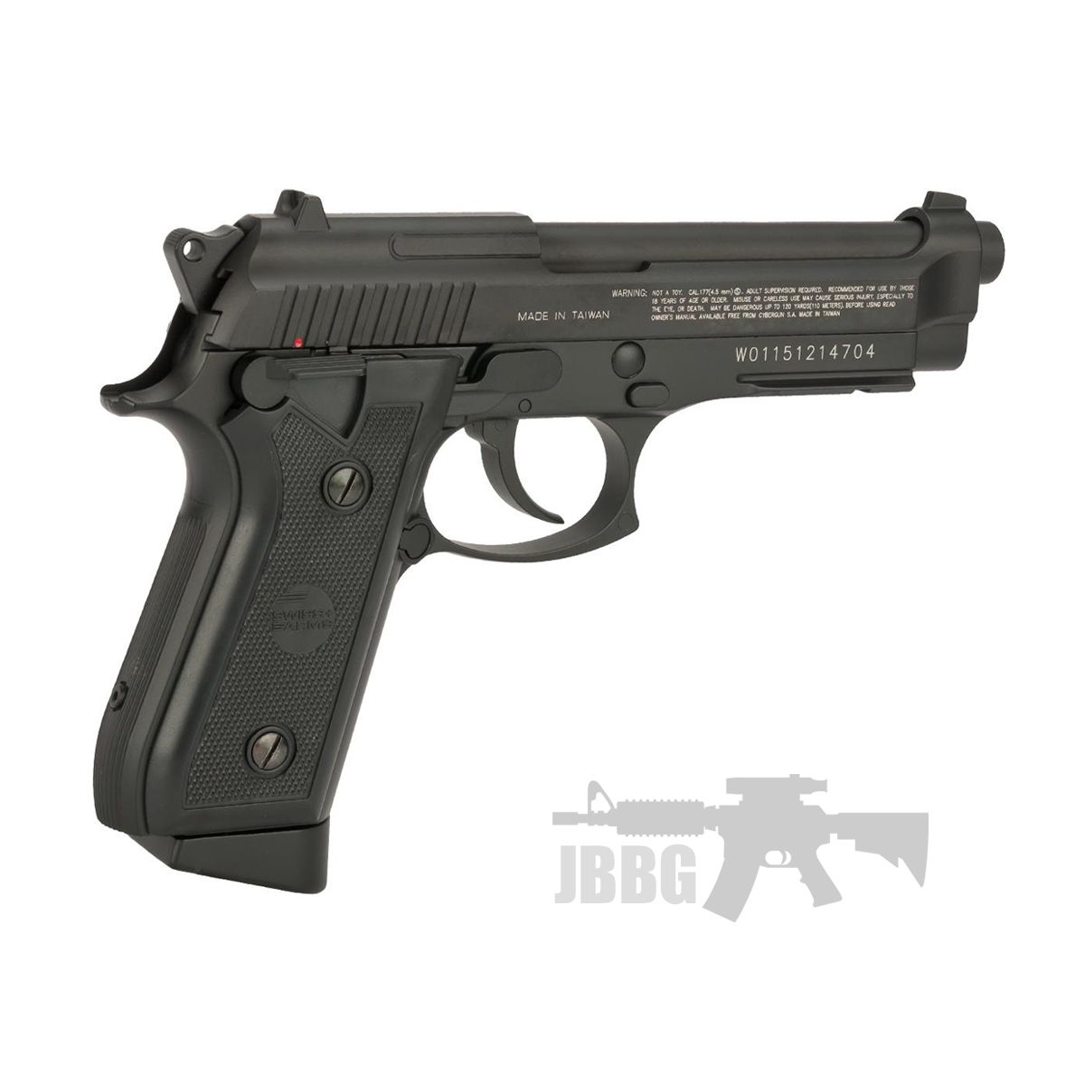 Swiss Arms P92 CO2 Powered Blowback 4.5mm Air Pistol Full Metal