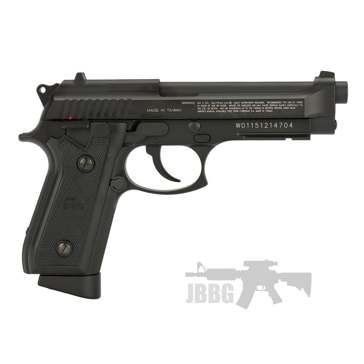 Swiss Arms P92 CO2 Powered Blowback 4.5mm Air Pistol Full Metal