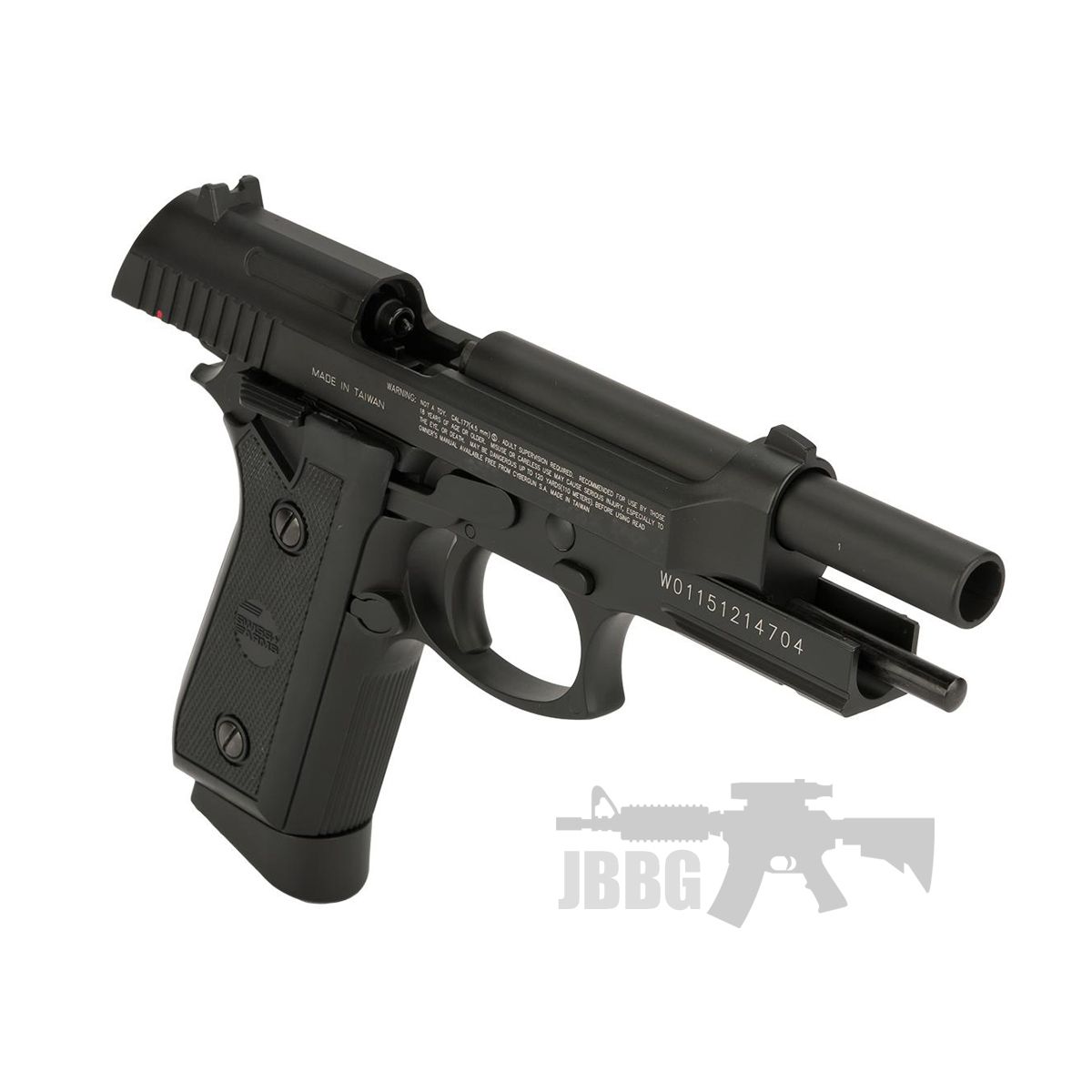 Swiss Arms P92 CO2 Powered Blowback 4.5mm Air Pistol Full Metal