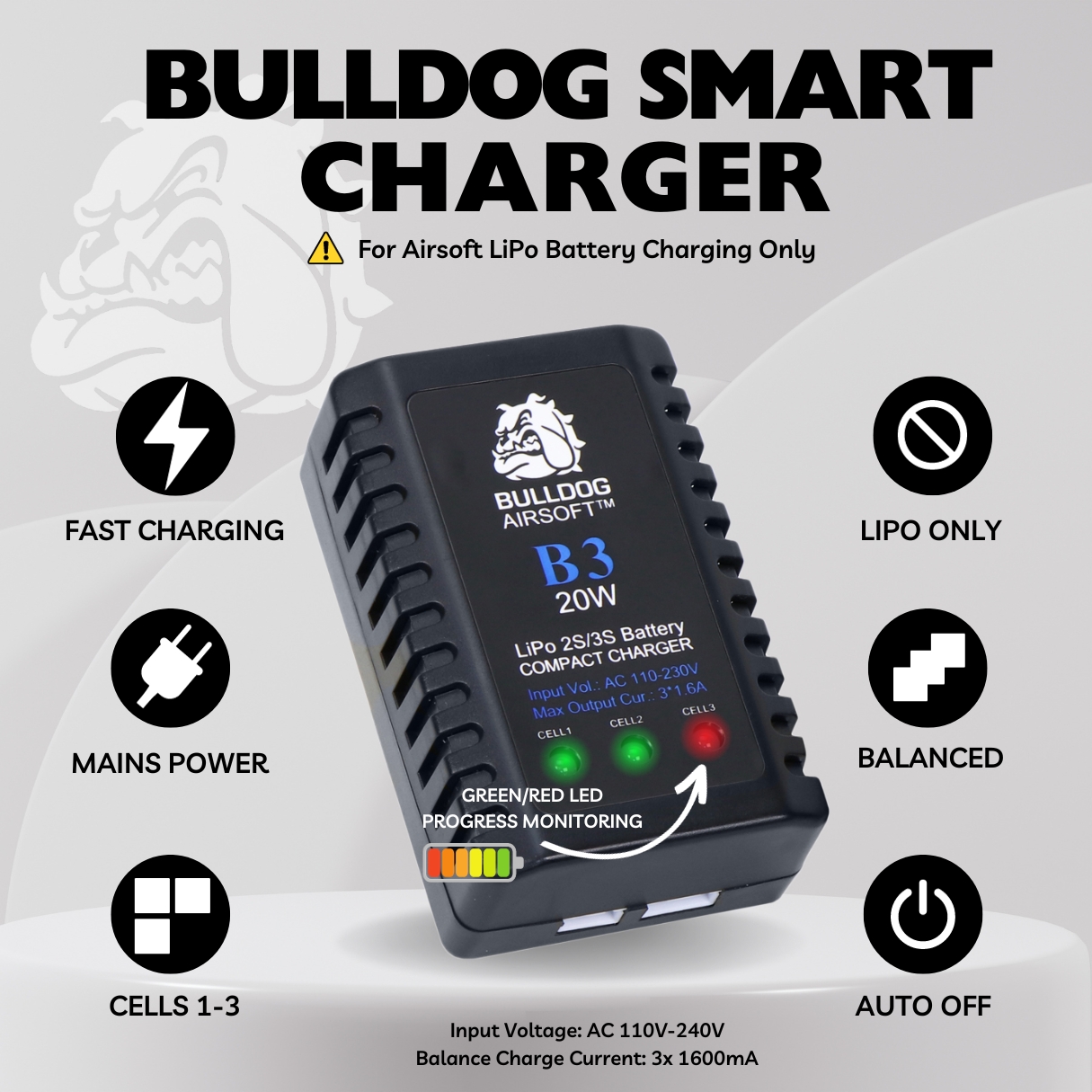bulldog smart charger b3 info