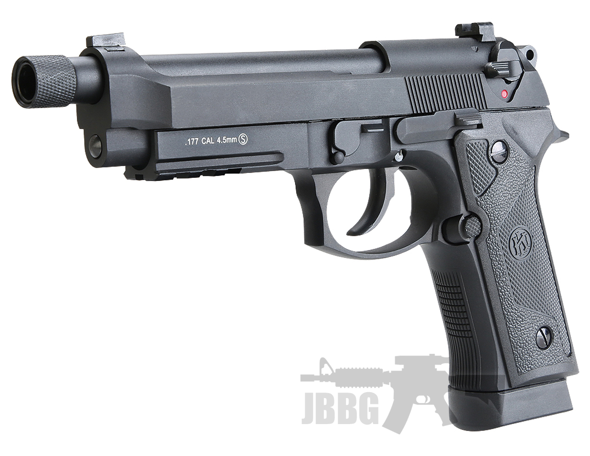 KL M92 Co2 Blowback Air Pistol with Threaded Barrel
