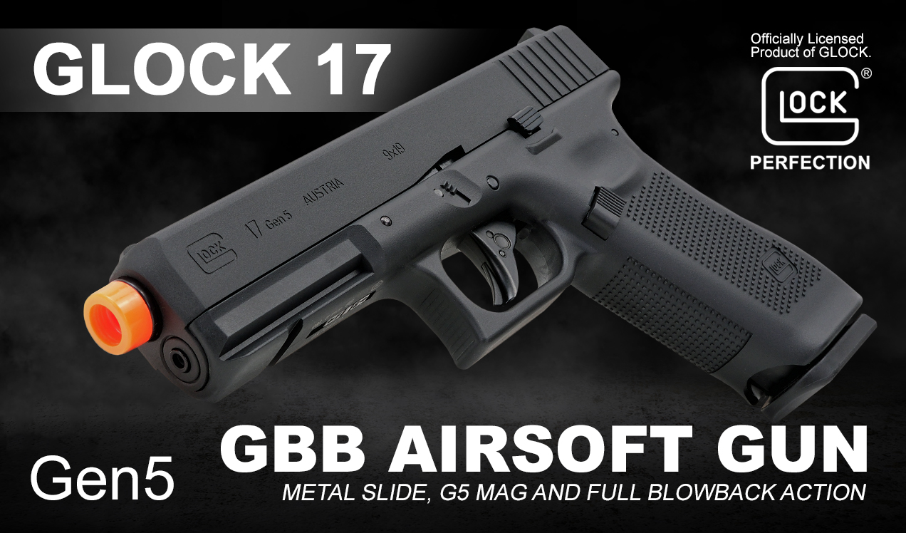 Glock 17 Gen5 Airsoft Gas Blowback Airsoft Pistol