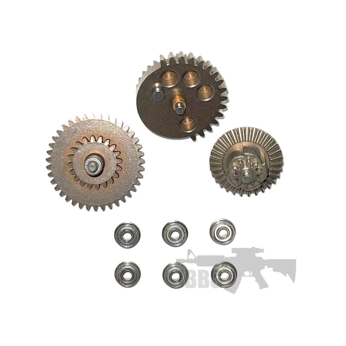 18:1 Gears Set with 8mm Ball Bearing Sets