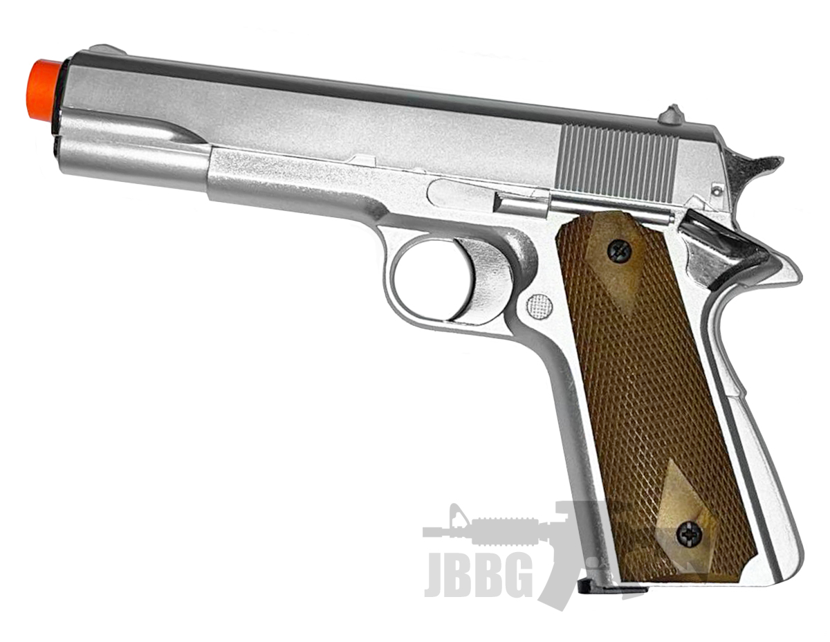 HG121 Airsoft Gas Pistol Silver
