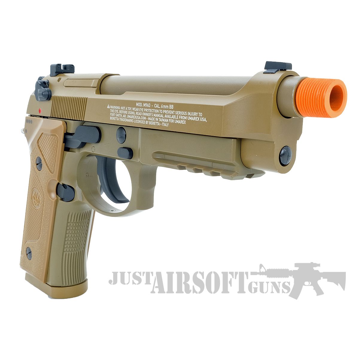 Beretta M9A3 CO2 Airsoft Blowback Pistol Tan