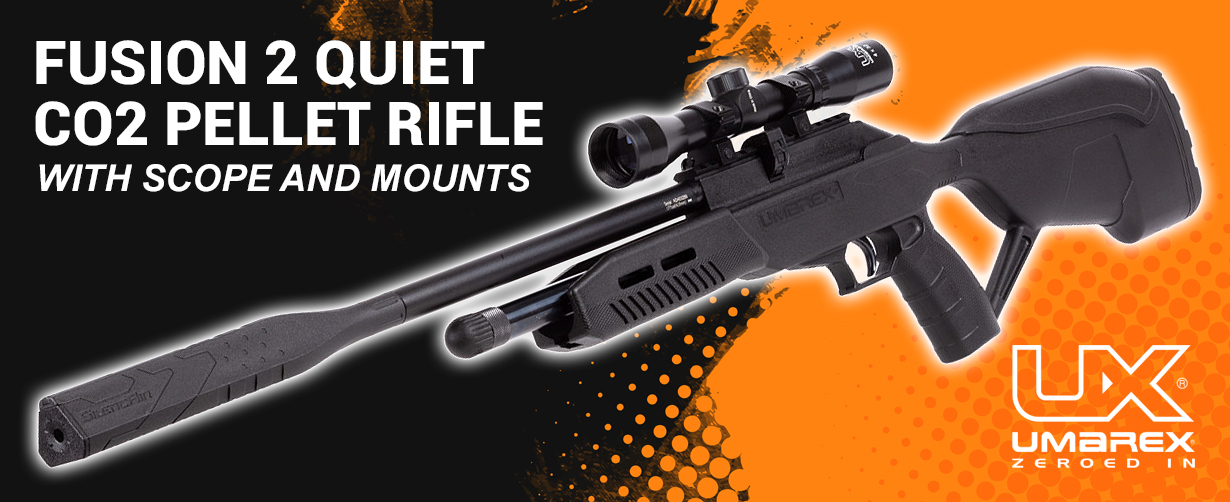 FUSION 2 QUIET CO2 PELLET RIFLE 100